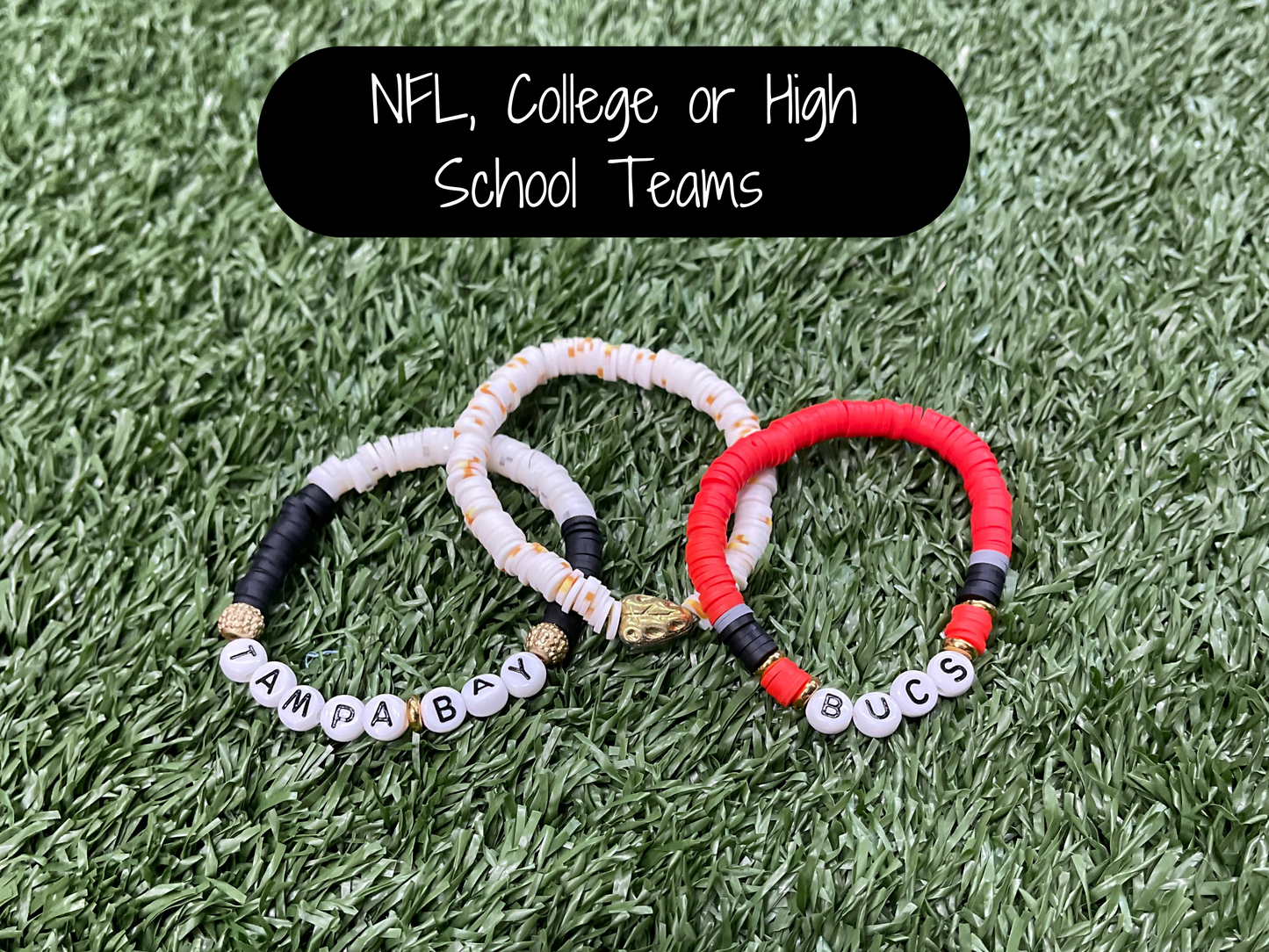 Spirit Game Day Bracelet Stack of 5 with premium quality gold