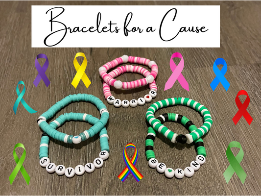 Bracelets for a Cause Customized Heishi Bracelets