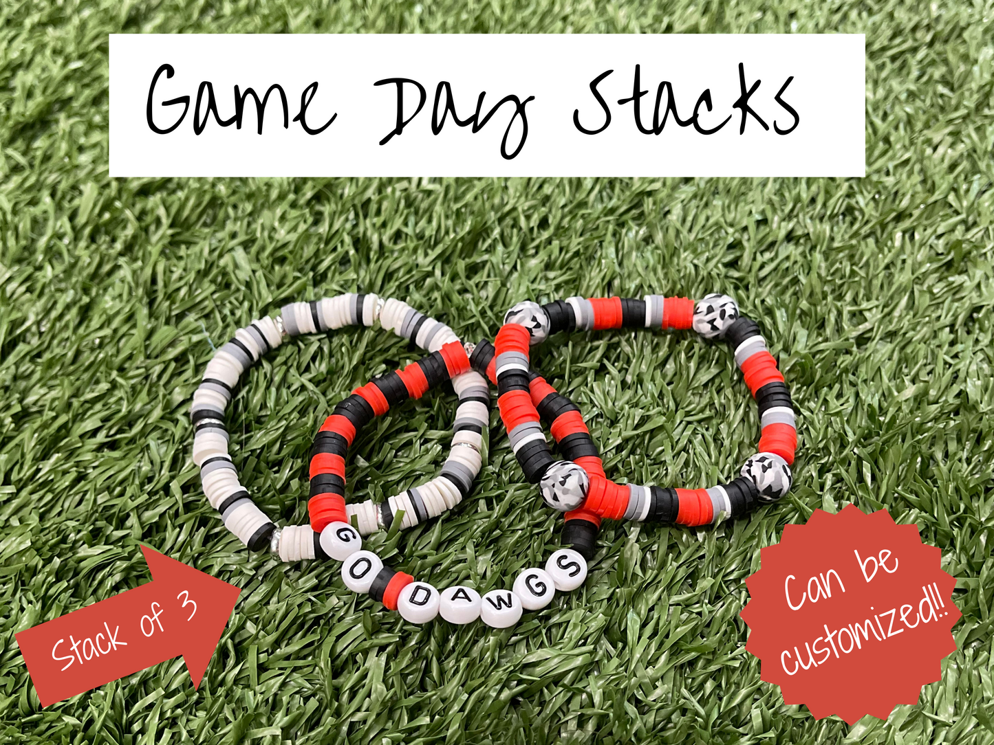 Game Day Team Spirit Stack Bracelet