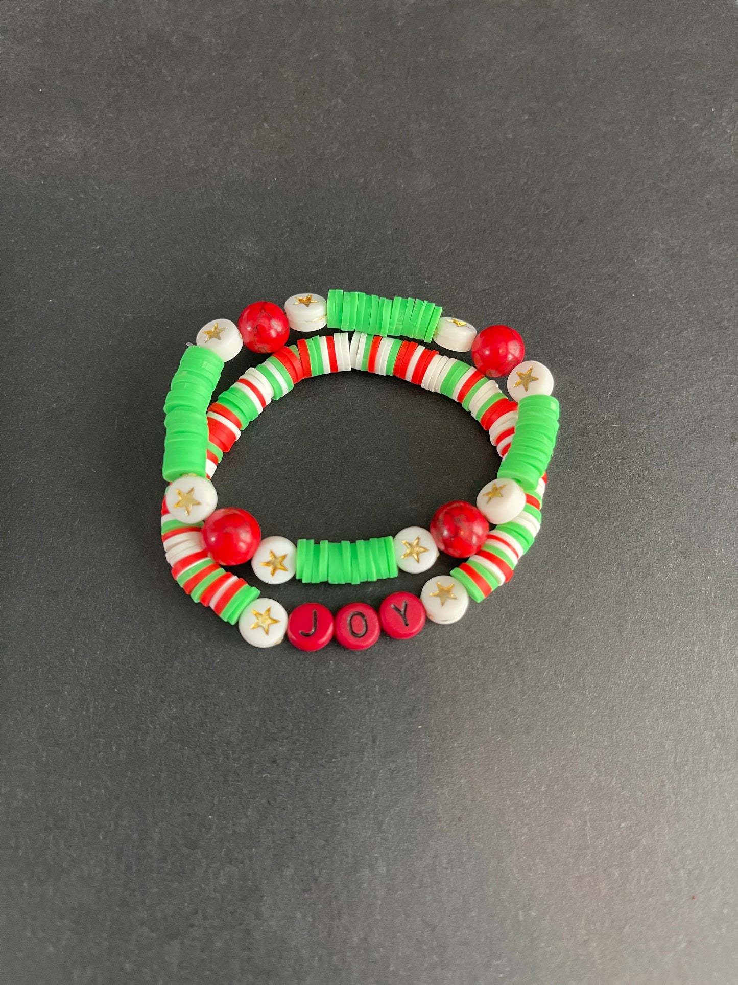 Christmas Custom Heishi Bracelet